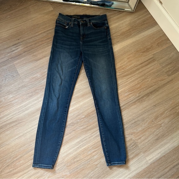 J.Crew The Lookout High-Rise Skinny Jeans – Size 26, Dark Wash - Picture 2 of 8